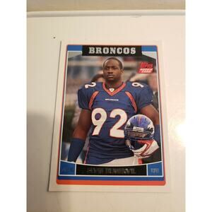 Elvis Dumervile 2006 Topps #328 - Denver Broncos - Rookie Card RC